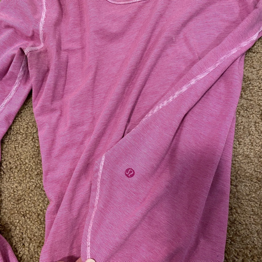 Pink long sleeve lululemon
